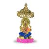Pujashoppe Ganesha Statue Multicolor (PUJAGANESH017)