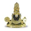 Pujashoppe Tirupati Bala Ji Statue Gold And Black (PUJABANKEY022)