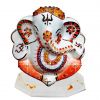 Diviniti Ganesha White And Orange (G4) (PUJA0122)