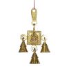 Pujashoppe Brass Hanging Bell with Ganesha (PUJAPRO0129)